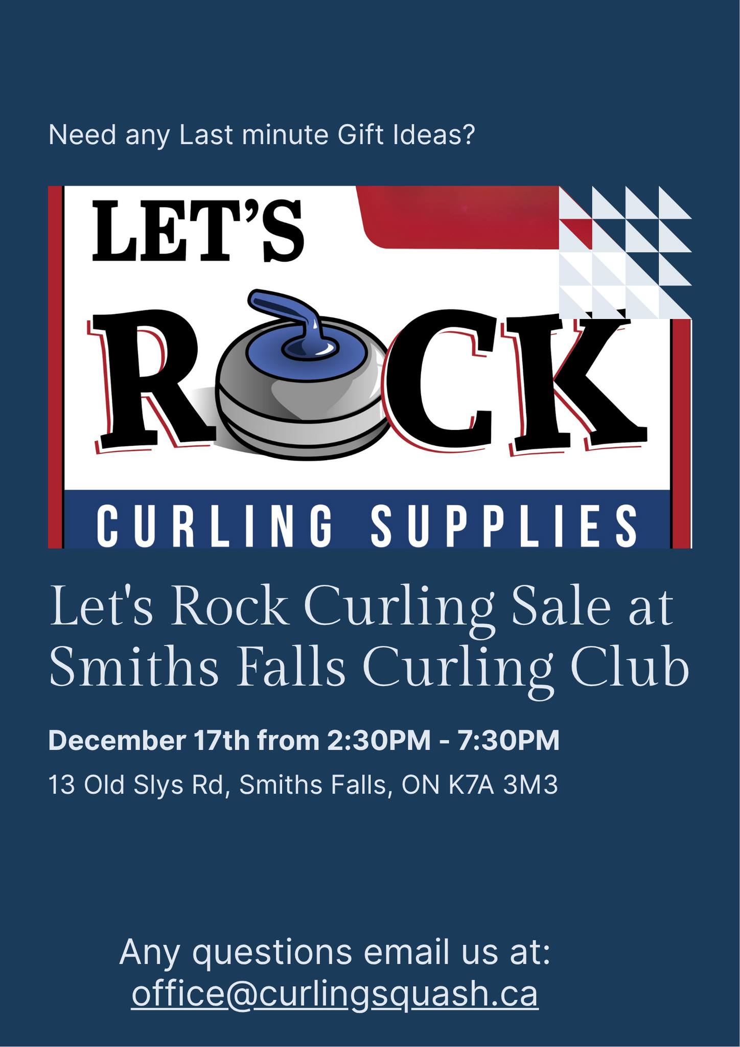 Lets Rock Curling Pop Up